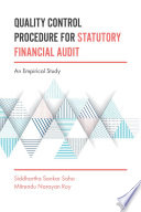 Quality control procedure for statutory financial audit : an empirical study /