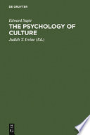 The psychology of culture : a course of lectures /