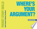 Where's Your Argument? /