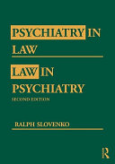 Psychiatry in law/law in psychiatry /