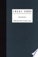 Local code : the constitution of a city at 42N̉ latitude /
