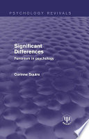 Significant differences : feminism in psychology /