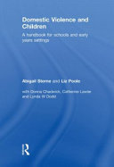 Domestic violence and children : a handbook for schools and early years settings /