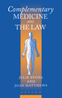 Complementary medicine and the law /