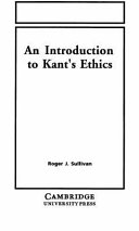 An introduction to Kant's ethics /