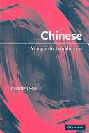 Chinese : a linguistic introduction /