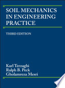 Soil mechanics in engineering practice /