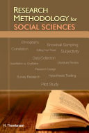 Research methodology for social sciences /