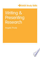 Writing and presenting research /
