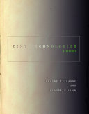 Text technologies : a history /