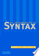An introduction to syntax /