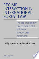 Regime Interaction in International Forest Law : The Role of Secondary Law of Forest-Related Multilateral Environmental Agreements.