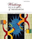 Writing, reading, and research /
