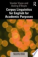 Corpus linguistics for English for academic purposes /
