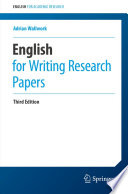 English for writing research papers /