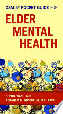 DSM-5 pocket guide for elder mental health /