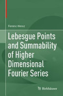 Lebesgue points and summability of higher dimensional Fourier series /