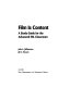 Film is content : a study guide for the advanced ESL classroom /