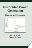 Distributed power generation : planning and evaluation /
