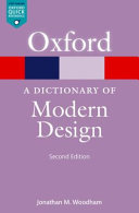 A dictionary of modern design /
