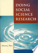 Doing social science research /