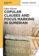 Copular clauses and focus marking in Sumerian /
